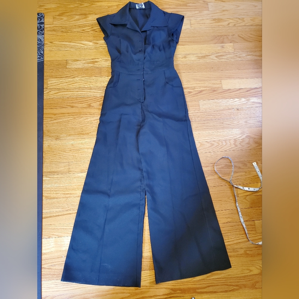 Vintage Black Jumpsuit